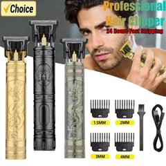 Tondeuse à cheveux T9 tondeuse à cheveux barbe rasage corps tondeuses électrique Machine de coupe de cheveux professionnel barbier hommes tondeuse rasoir