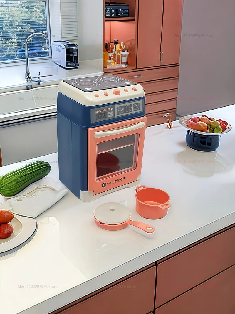 Ensemble de jeu de cuisine électrique interactif pour enfants, Mini Simulation d'appareils ménagers, jouet léger, cadeau, jeu de rôle de cuisine