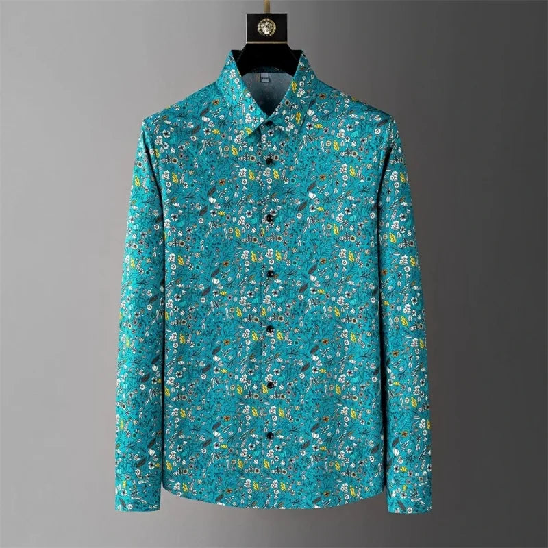 Chemise à carreaux pour hommes, exquise, décontractée, à manches longues, en velours de qualité, confortable et respirante, automne