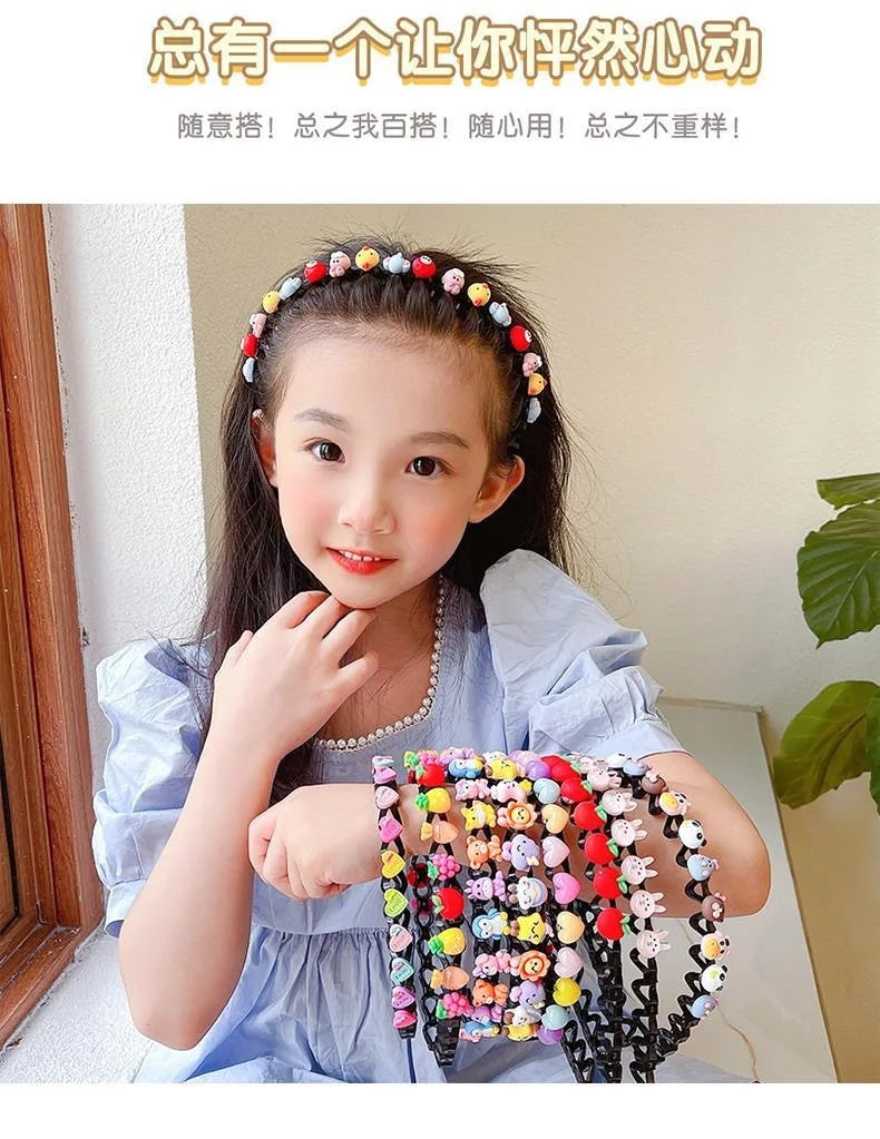 Accessoires de cheveux pour filles cravates bandeaux bande Bandeaux Scrunchie Bandana mode Haarband coréen diadème Cheveux Fille enfants mignon