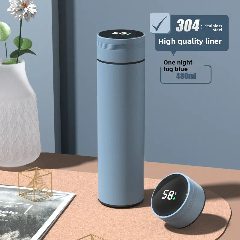 Tasse Thermos intelligente en acier inoxydable 316, affichage de la température, contrôle tactile, bouteille d'eau isolée, séparation du thé, cadeau de noël