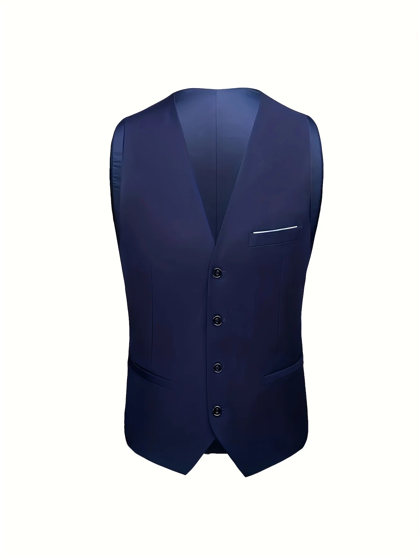 Men's 3-piece suit set, jacket + vest + trousers, fashionable and high quality, suitable for weddings, parties and formal occasions.