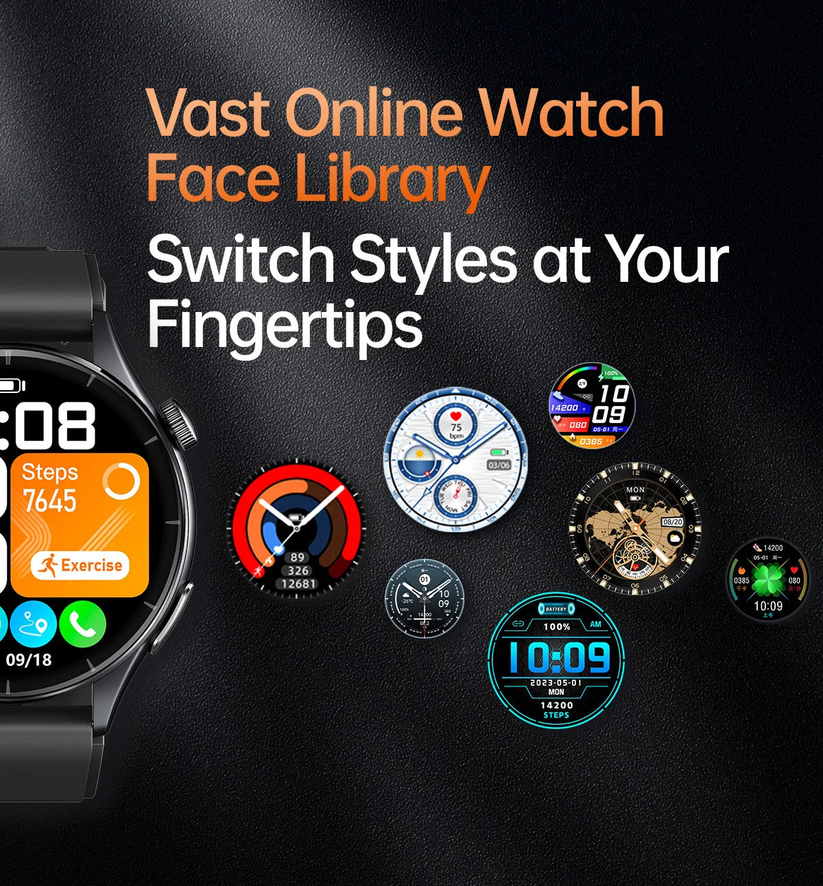 2025New surveillance de la santé acide uric pression artérielle oxygène sanguin analyse du corps montre intelligente ECG + PPG horloge montres intelligentes hommes pour IOS