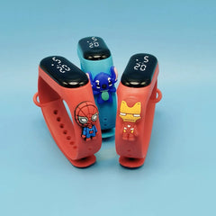 Dessin animé Marvel montre pour enfants montres de mode électronique affichage LED numérique montres étanche cadeau de vacances enfants montres