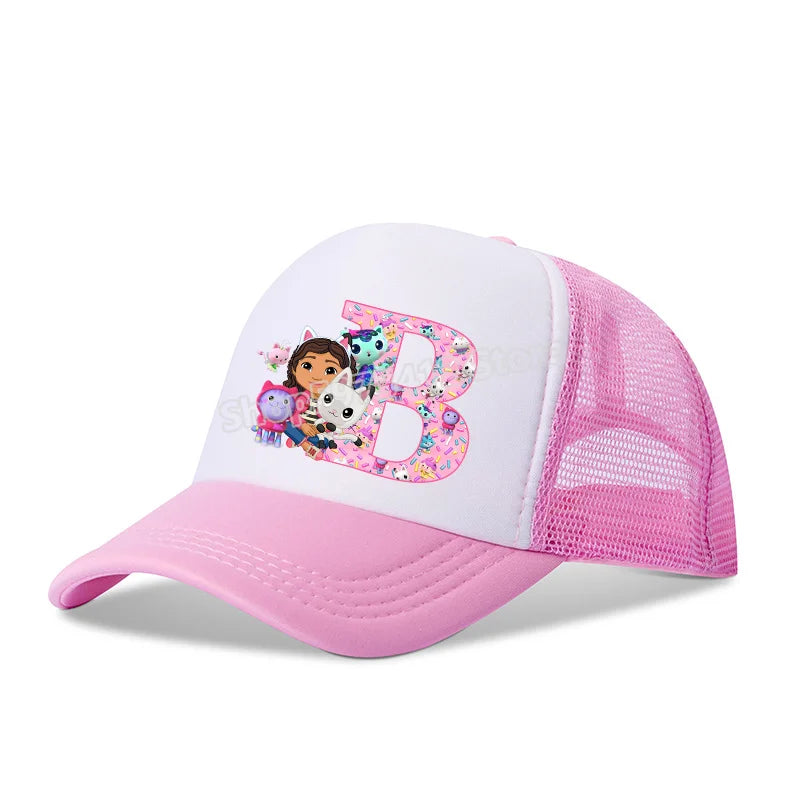 Gabby Dollhouses enfants casquettes de Baseball dessin animé Anime chapeau décontracté Sports de plein air chapeau de soleil réglable casquette à visière fille mignon cadeau d'anniversaire