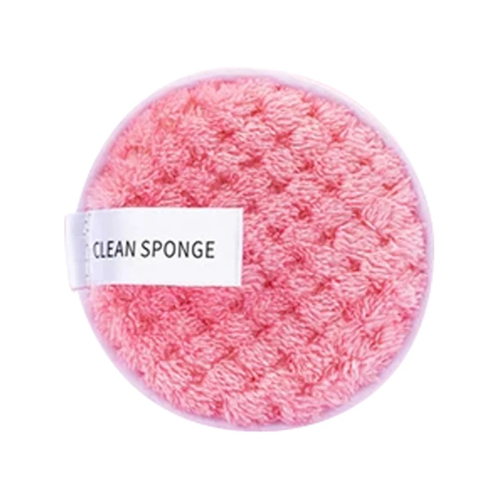 Tampon de coton en microfibre démaquillant, cosmétiques, serviette de maquillage lavable, éponge de nettoyage, outil de soins de la peau, gant de toilette, 1/4 pièces