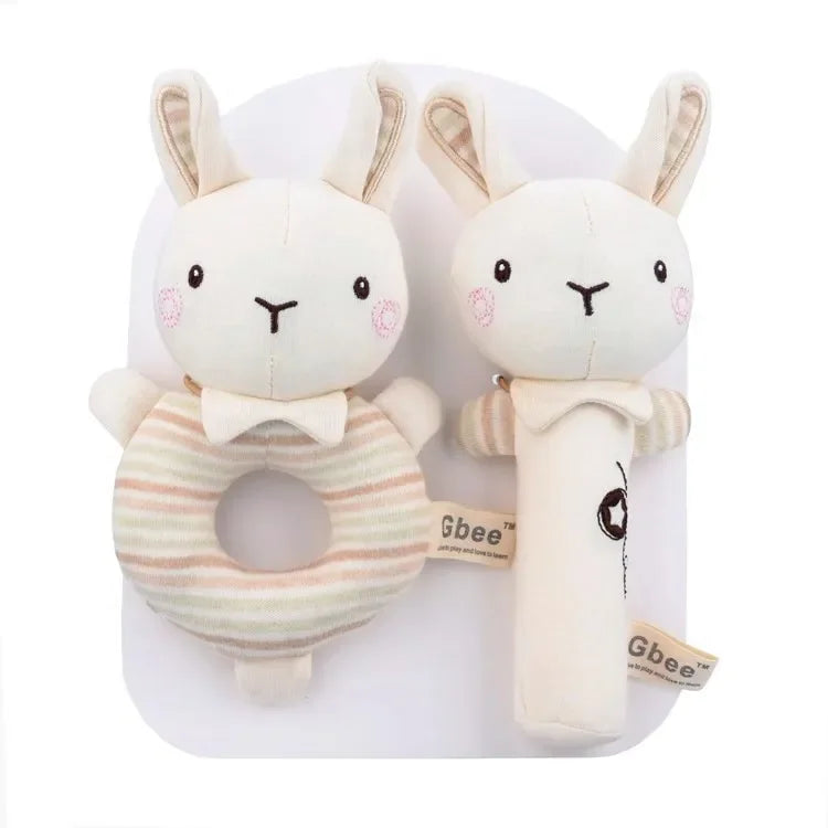 Hochets pour bébé doux dessin animé mignon en peluche animaux hochets jouets enfant clochettes éducatives doux enfant en bas âge bébé confort jouets игрушки для