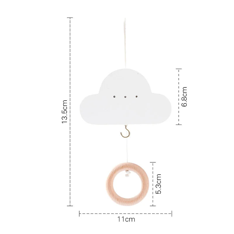 Hochets pour nouveau-né de 0 à 12 mois, jouets en feutre doux, cloche de lit de baleine, berceau Mobile suspendu, carrousel Musical, jouet pour garçons et filles, cadeau