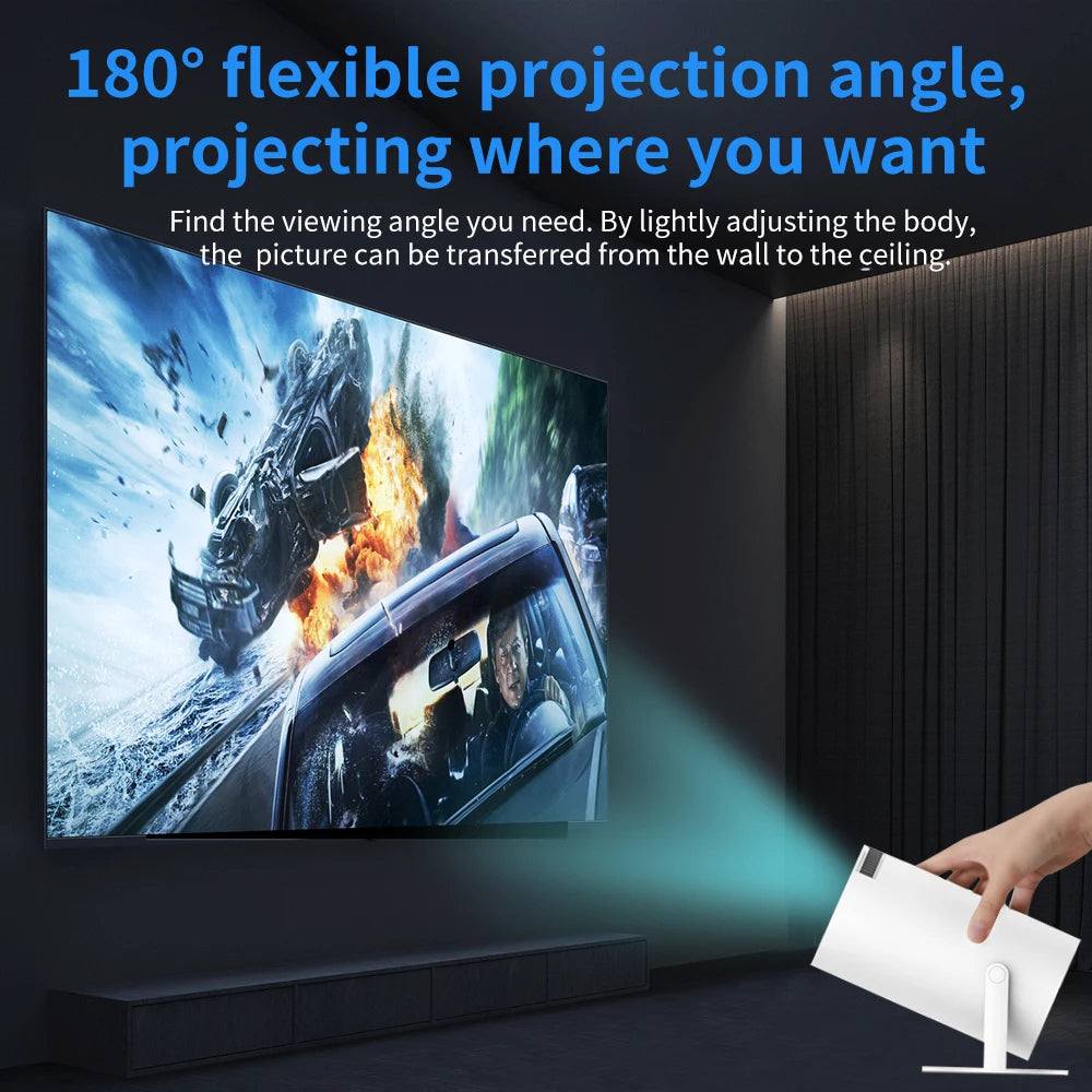 Projecteur de jeu 3D 2 en 1, contrôleur F300, boîtier TV, Android 11, 5G, WIfi, Playstore, cinéma maison, extérieur, mini projecteur portable 4k