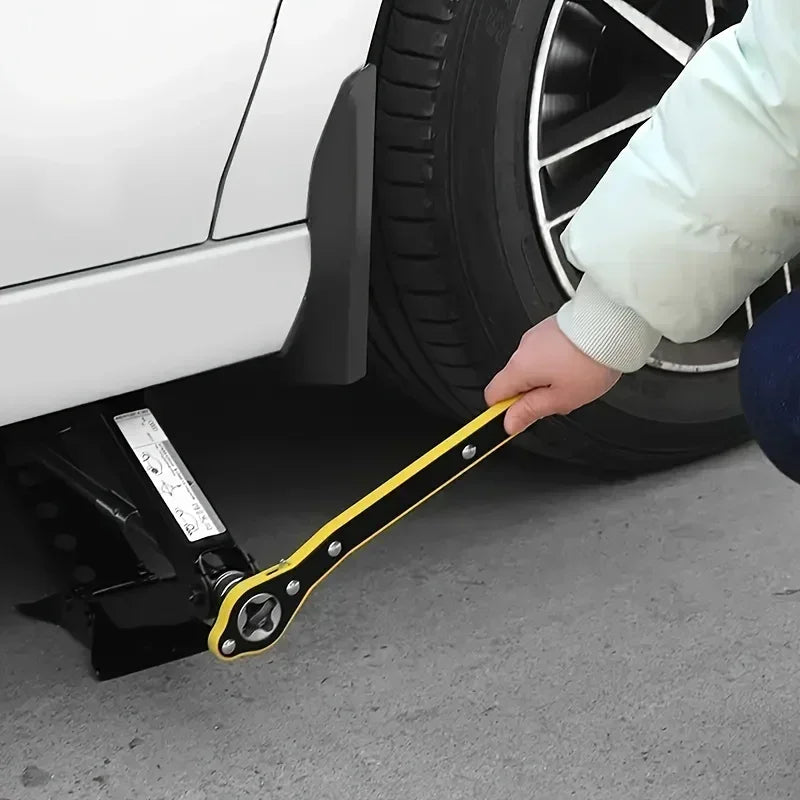 Clé à cliquet pour voiture, cric permettant d'économiser du travail, cric à ciseaux, roue de pneu de Garage, poignée, clé permettant d'économiser du travail, outils de réparation automobile