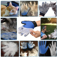 Kit De toilettage pour animaux De compagnie, 2 pièces, pour chien, chat, fourrure de lapin, brosse De toilettage, gant De nettoyage De bain, brosse De cheveux et de douche pour animaux De compagnie