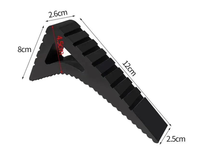 Butée de porte triangulaire en caoutchouc, butées de porte créatives, cale de nuit de sécurité, butée arrière anti-collision, limite de fenêtre de protection