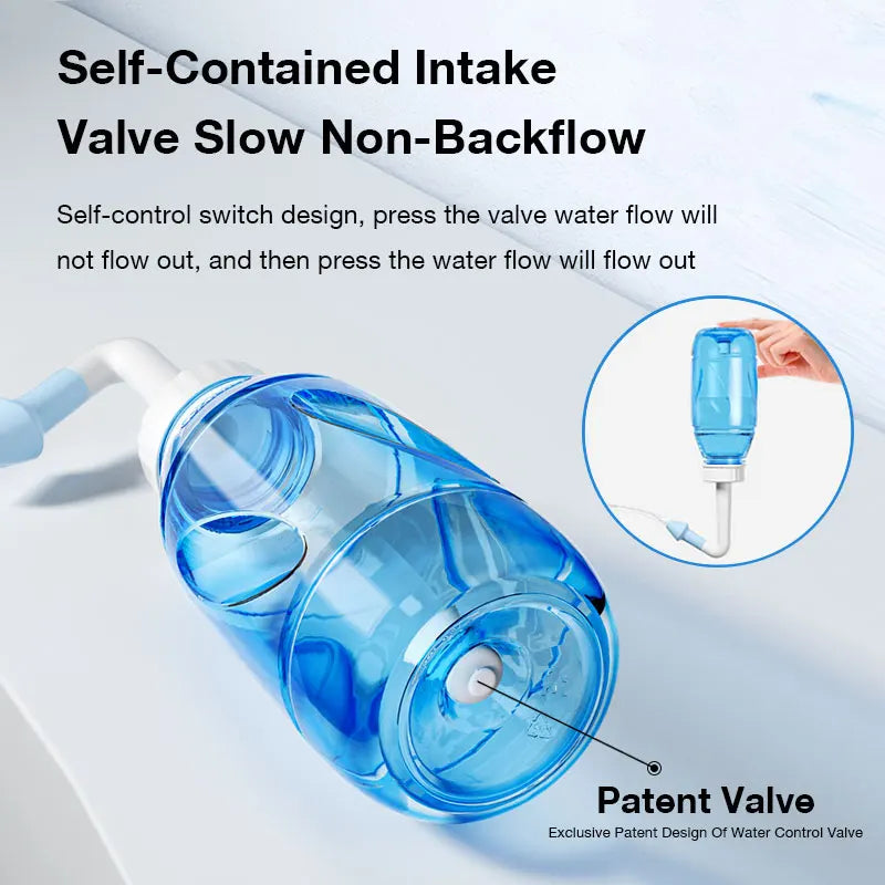 Nasal cleaner for sinusitis, nasal wash, for adults and children, allergic rhinitis treatment, nasal irrigator, neti pot, nasal cleaning tool, 330ml