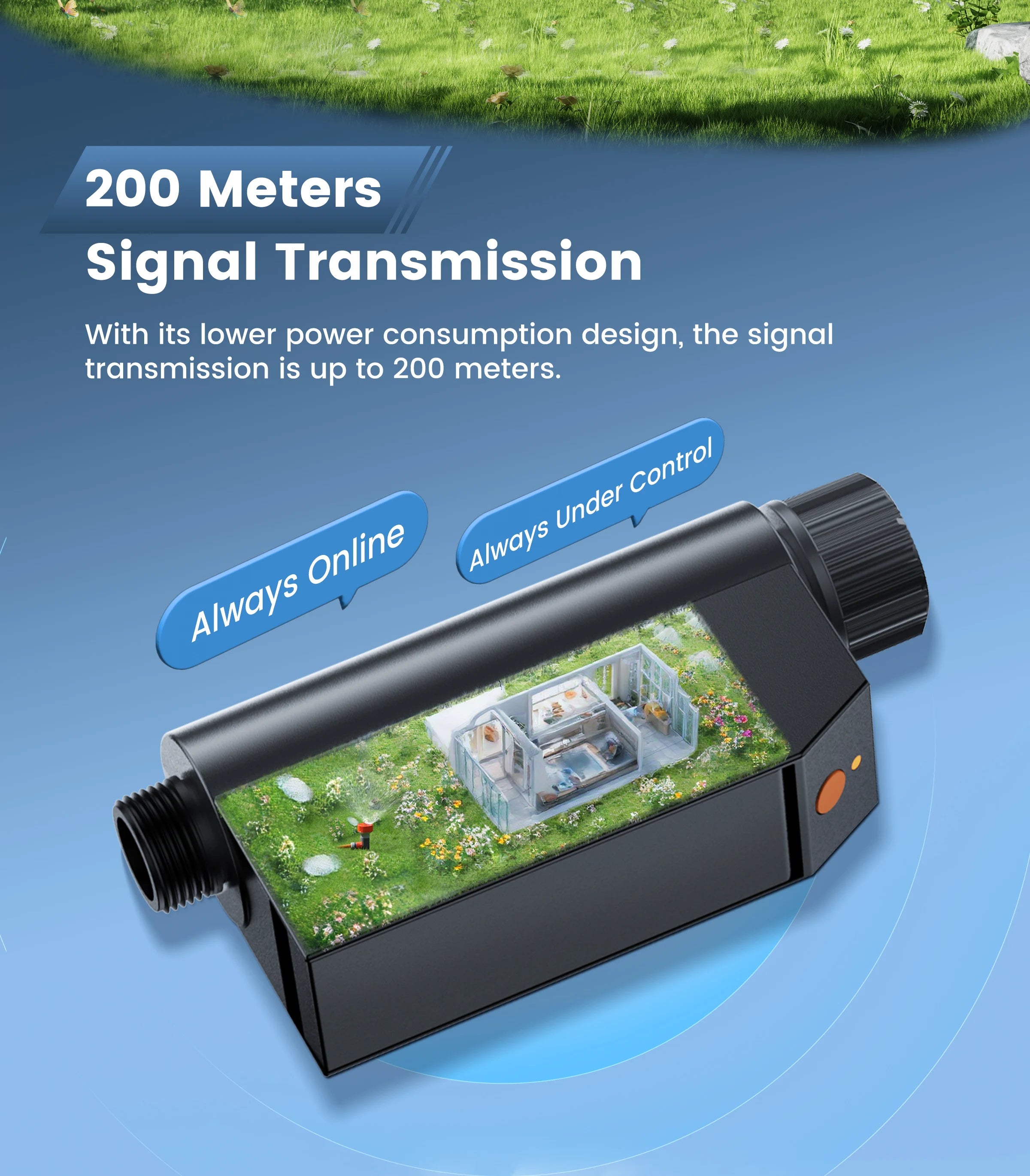 GIRIER Tuya WiFi minuterie d'eau aucun Hub requis minuterie d'arrosage intelligente pour tuyau d'arrosage système d'irrigation goutte à goutte autonomie de la batterie de 2 ans