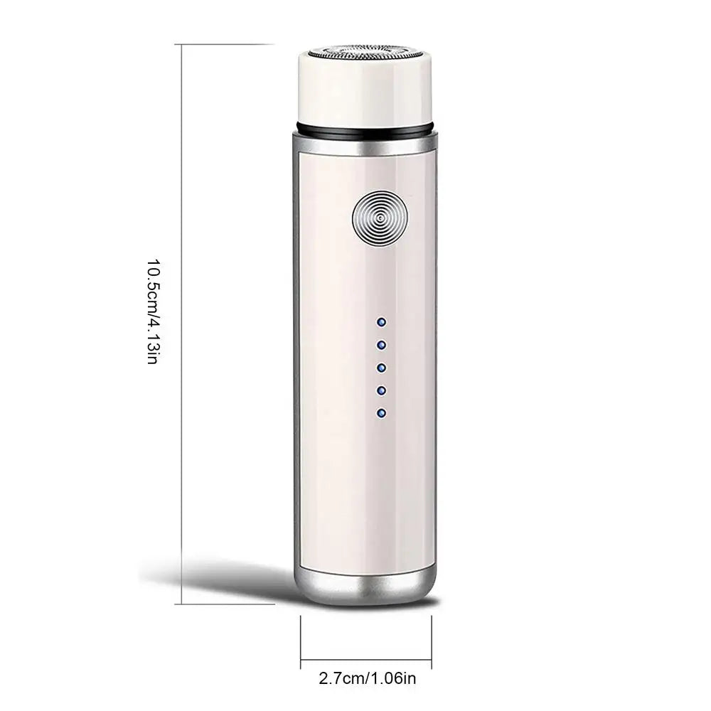 Mini rasoir électrique étanche pour hommes et femmes, rasoir de voiture aste par USB, faible bruit, support et utilisation à sec
