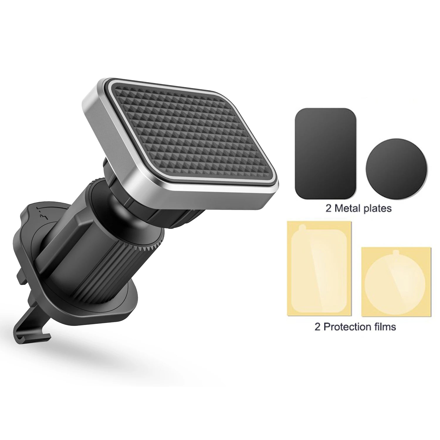 Support de téléphone magnétique support de téléphone de voiture magnétique [installation facile] support de téléphone pour voiture [6 aimants forts] support de téléphone portable pour voiture