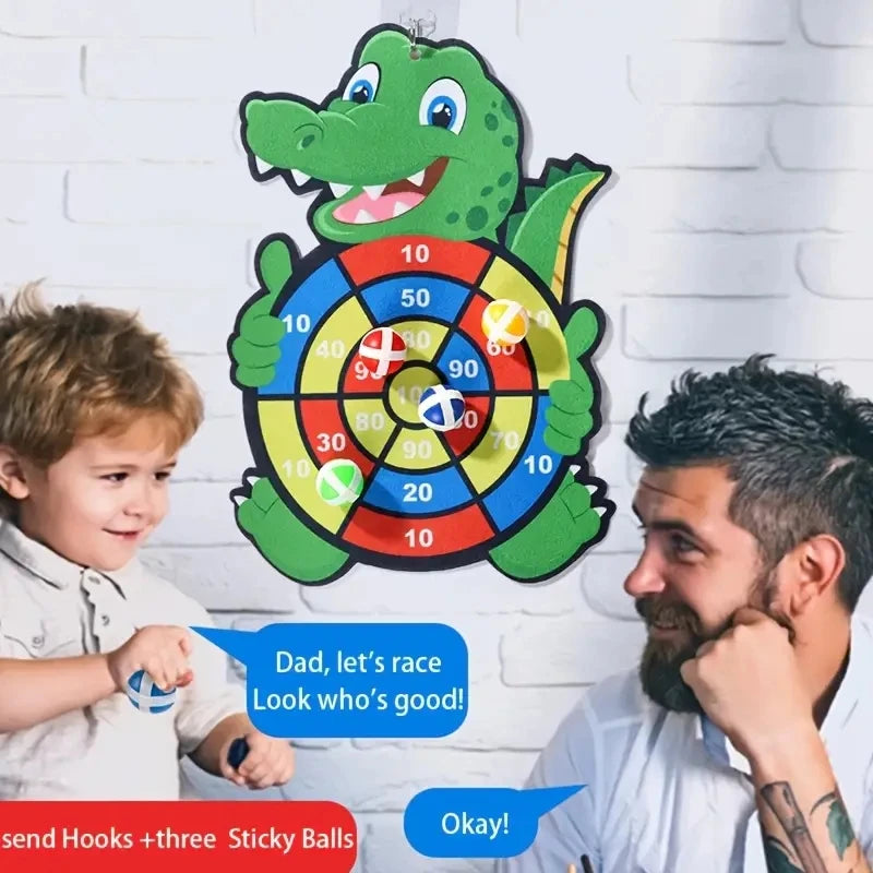Jeux éducatifs jeu de fléchettes bébé jouet Stickey balle fléchette Sports d'intérieur enfant jeux Montessori pour enfants de 3 à 12 ans