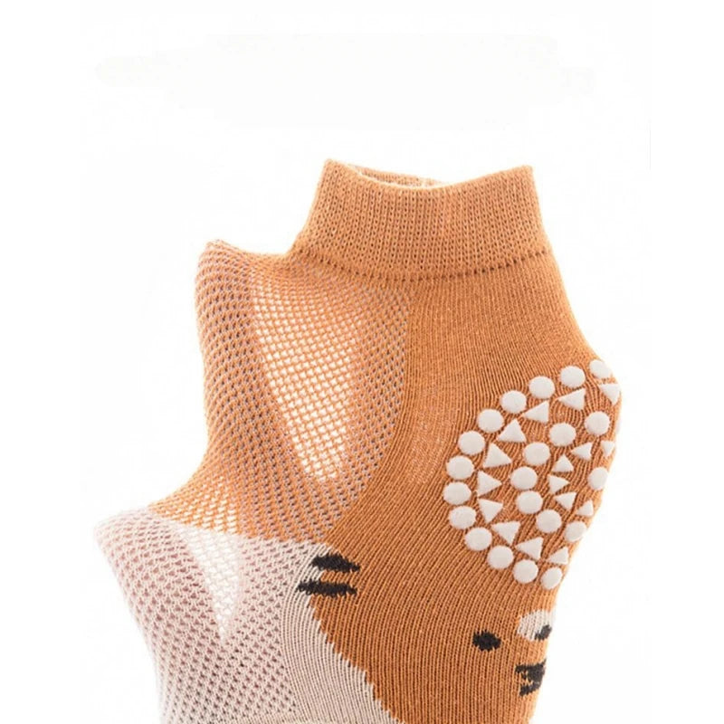 Ensemble de genouillères et de chaussettes de sol pour bébé, coussin non ald inoling, protecteur de chaussettes pour tout-petits, genouillère de sécurité, fille et garçon, 2 pièces