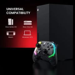 Manette de jeu filaire délibérément GenerKaleid pour Xbox Series X, Xbox Series S, console de jeu Xbox One, manette à effet Hall