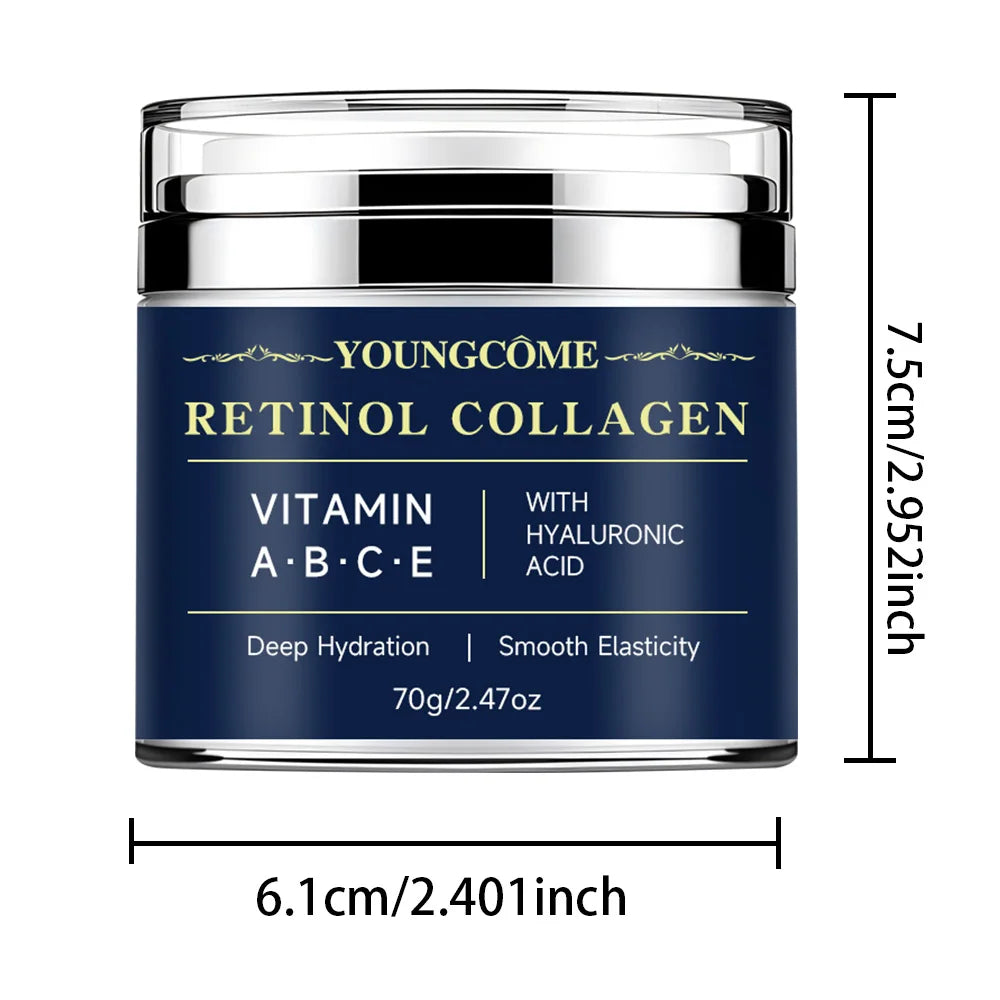 Crème anti-âge raffermissante et liftante, estompe les ridules, blanchissante, éclaircissante, soins de la peau, cosmétique au collagène de rétinol, déformable, remodelé