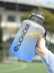 Bouteille d'eau de sport de grande capacité fecL, bouilloire de fitness en plein air, tasse d'eau en plastique nickel é, grand baril à souder portable pour étudiants