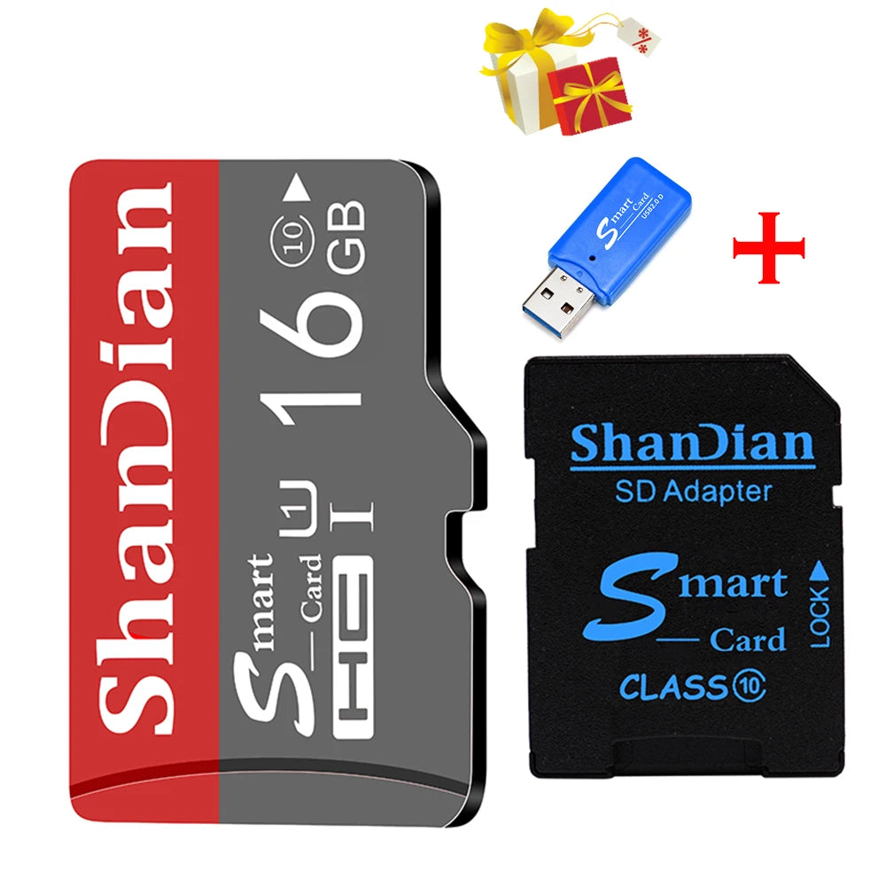 Carte SD intelligente originale 64 go classe 10 carte mémoire Smart SD 16 go 32 go carte TF intelligente pour Smartphone tablette PC