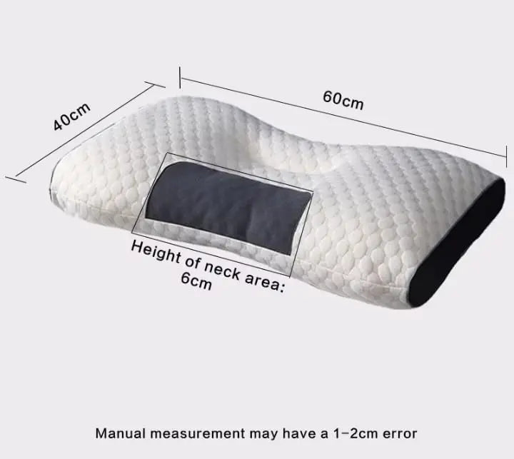 Oreiller de Massage SPA 3D, soutien cervical et oreiller d'allaitement bien pour dormir, aide au sommeil et protéger le cou, oreiller en coton tricoté