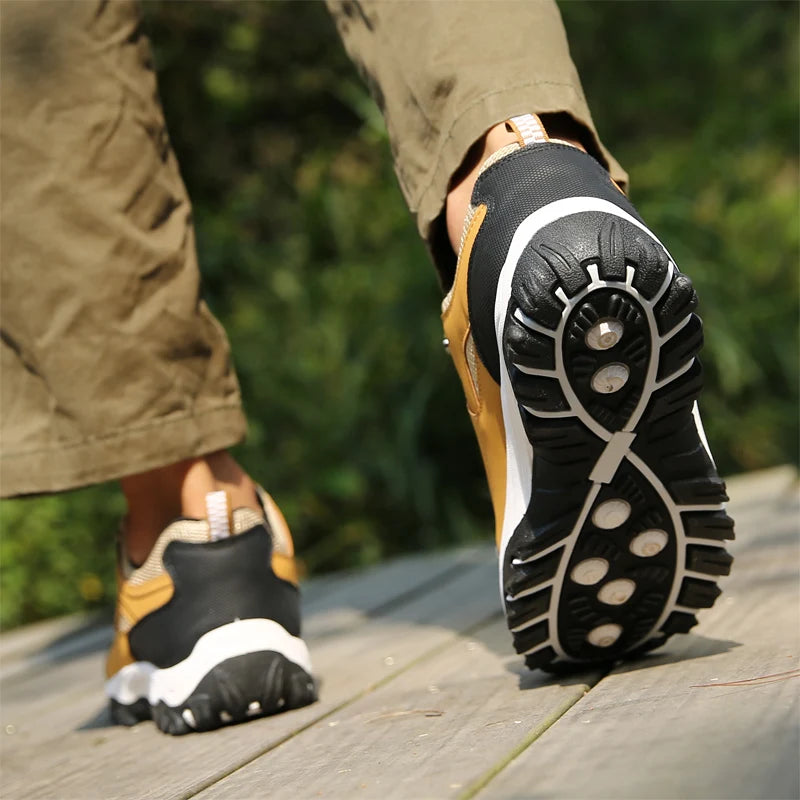 Men's leather shoes, casual men's shoes, sneakers for spring, autumn, winter, men's tennis shoes, lightweight walking shoes