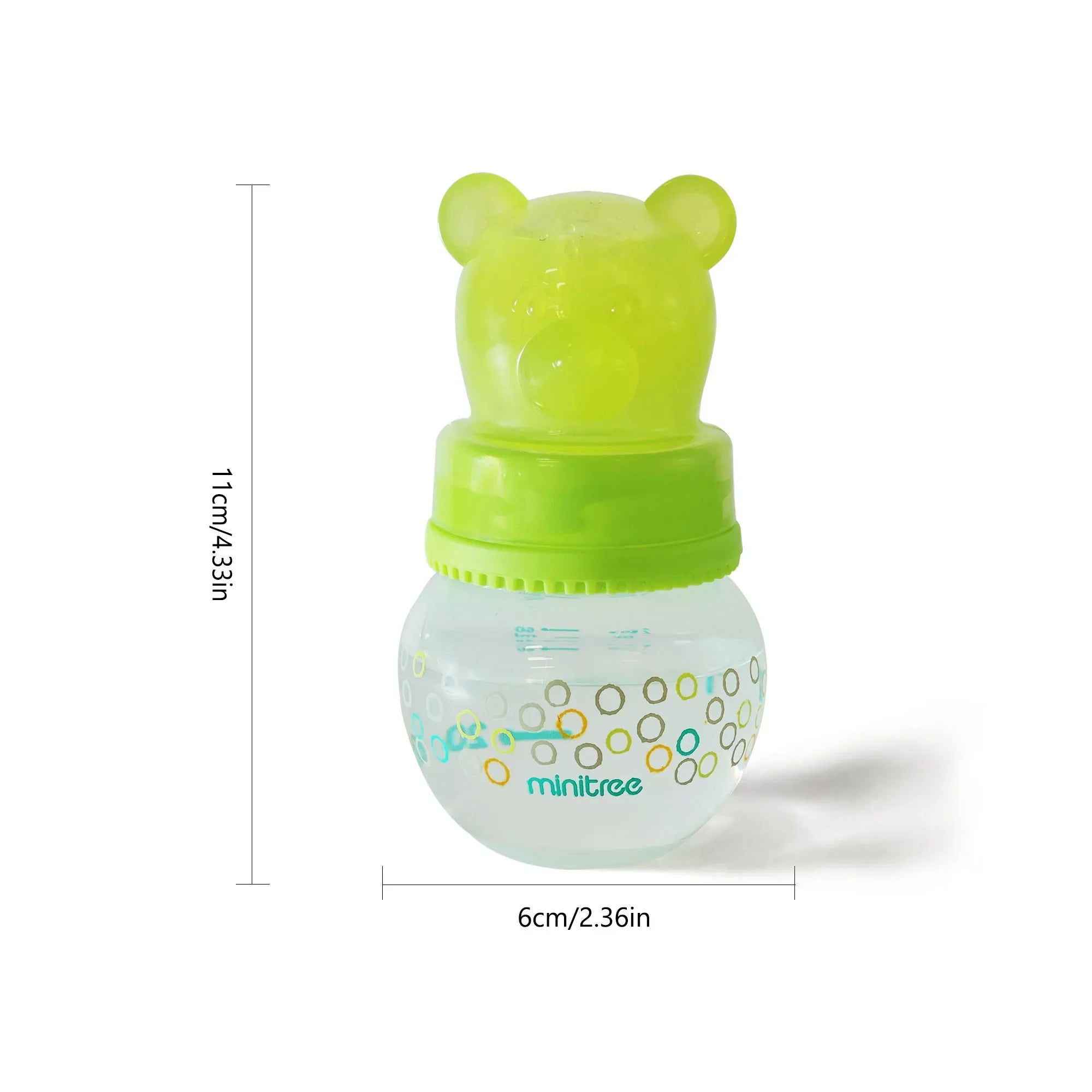 Mangeoire en verre borosilicate de gros calibre pour nouveau-né, anti-étouffement, anti-colique, de 0 à 6 mois ou 60ml