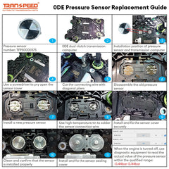 TRANSPEED ULTRA paire DQ500 0DE DQ380 DQ381 0GC TCU TCM capteur de pression unité de commande de Transmission 725.0 pour Audi Q3 A3 VW Tiguan