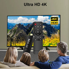 MXQMINI Smart Android Mini TV Stick Android 10 Quad Core Support 2.4G Wifi 4K HD TV Box H.265 Streaming décodeur intelligent