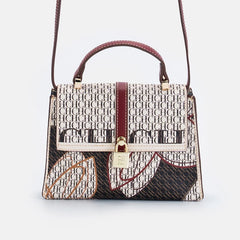 Exquisite and fashionable handbag, lightweight niche, luxury brand with lock, new casual shoulder bag for women 