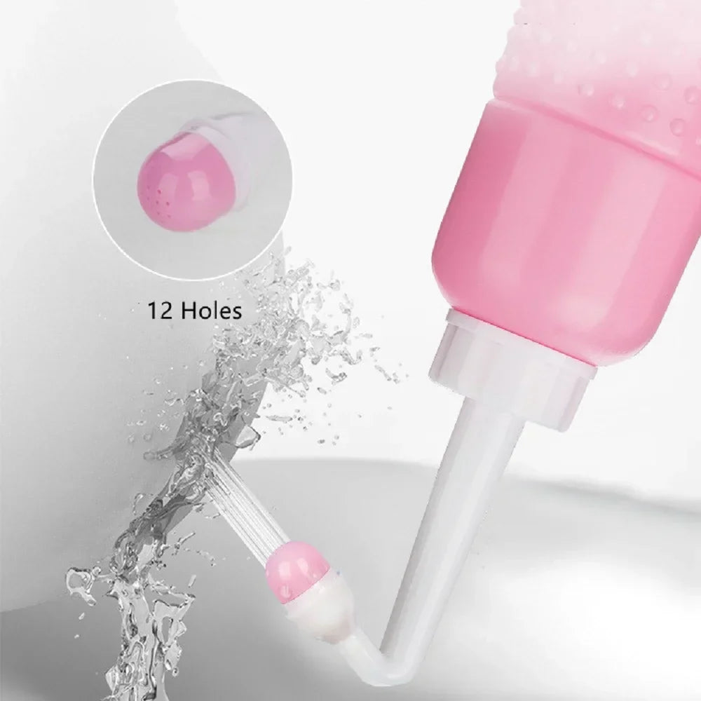 Baby Showers Mamma Peri Bouteille pour les essentiels post-partum Soins féminins MomWasher pour la récupération périnéale Nettoyage après la naissance 500ML