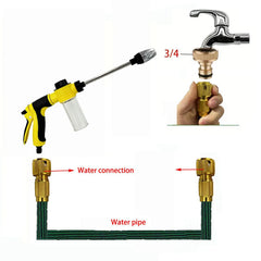 2025 Expandable Magic Hose, High Pressure Car Wash, 7 Water Spray Functions, Water Gun, Home Garden Hose