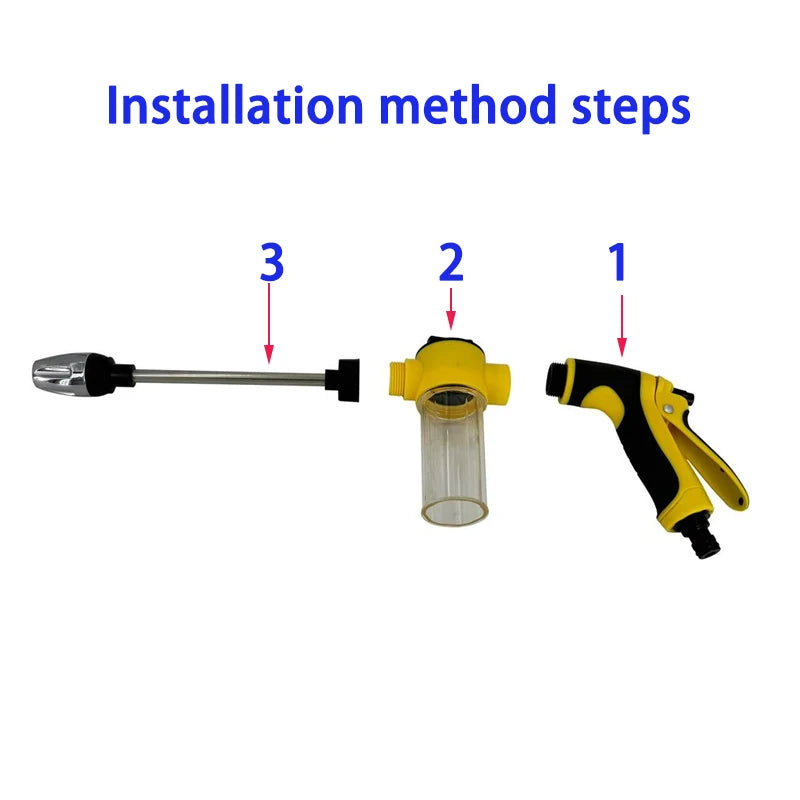 2025 Expandable Magic Hose, High Pressure Car Wash, 7 Water Spray Functions, Water Gun, Home Garden Hose