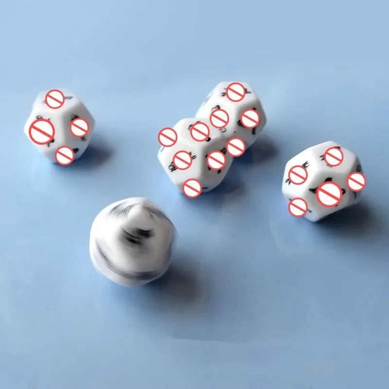 Fun sex dice for couples, 12 sides, love, sexy pose, foreplay, lovers, humor game, romantic party, adult 7.0