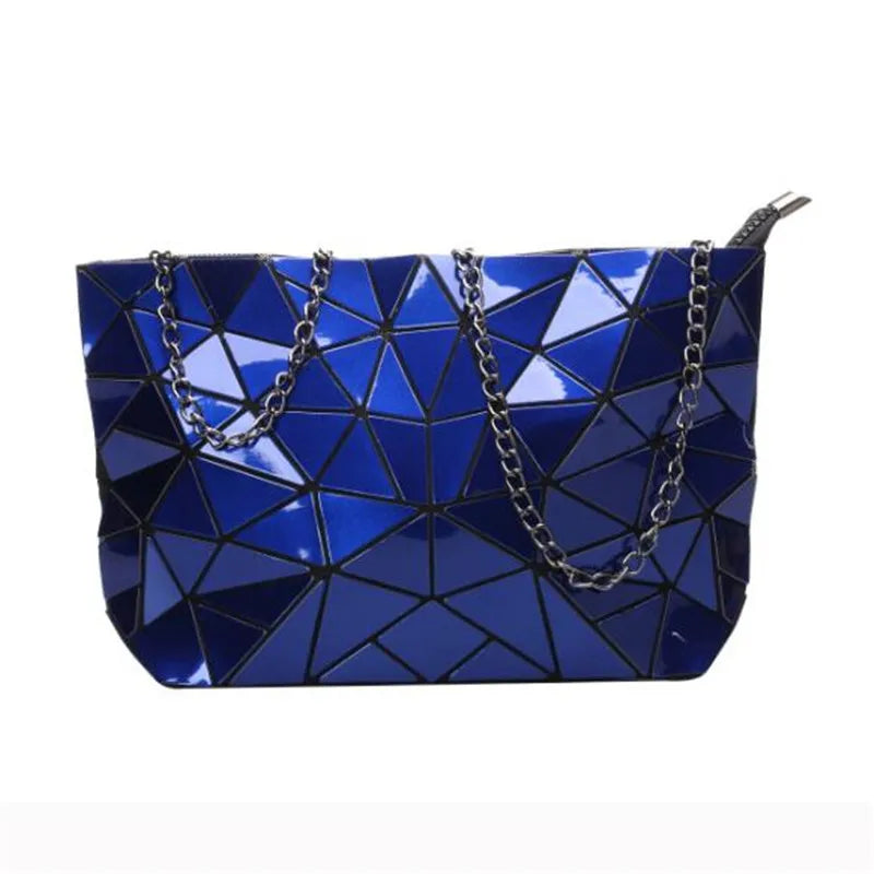 Women's handbag, luxury women's bag, Bao-Sacs Silver Geometric Handbags for Women, Shoulder Bag, Messenger Bag, Luxury Tote, Fashion, Designer, E27, 2023