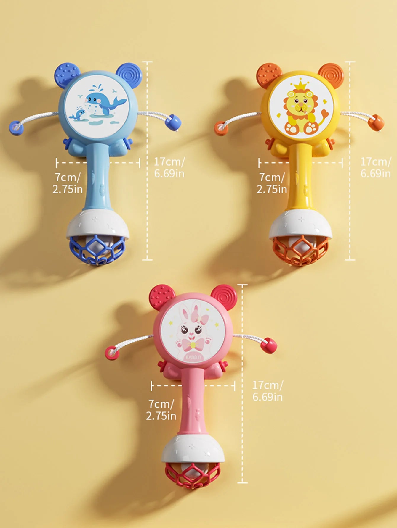 Hochet pour bébé de 0 à 18 mois, jouets, anneau de dentition, cloches à main, Mobile, arrêt de pleurer, déchirement, jouet éducatif précoce, cadeaux pour nouveau-nés
