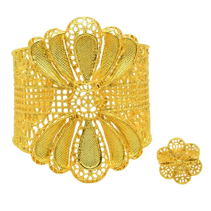 Bracelet en cuivre grande taille pour femme, bijoux de mariage tendance, non décolorant, fabriqué à la main en Chine, très populaire et très vendu