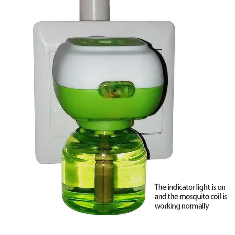 Practical, very odorless, lightweight mosquito repellent liquid, plug-in, intermediate size, portable
