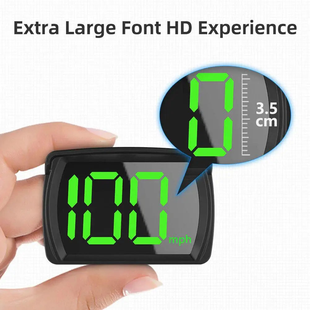 Voiture tête haute HUD affichage GPS compteur de vitesse vitesse KMH numérique HUD GPS + Beidou double Chipsets pour toutes les voitures camions électronique