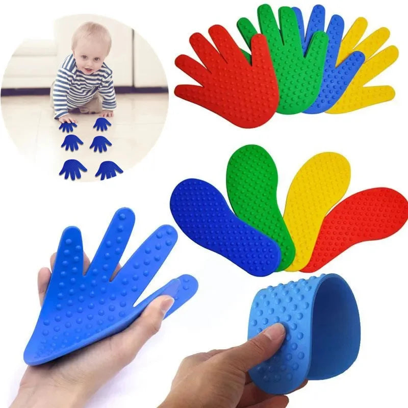 Children's jumping hand and foot sensory game toy, educational toys for children, indoor and outdoor crawling activity, preschool sports game accessory