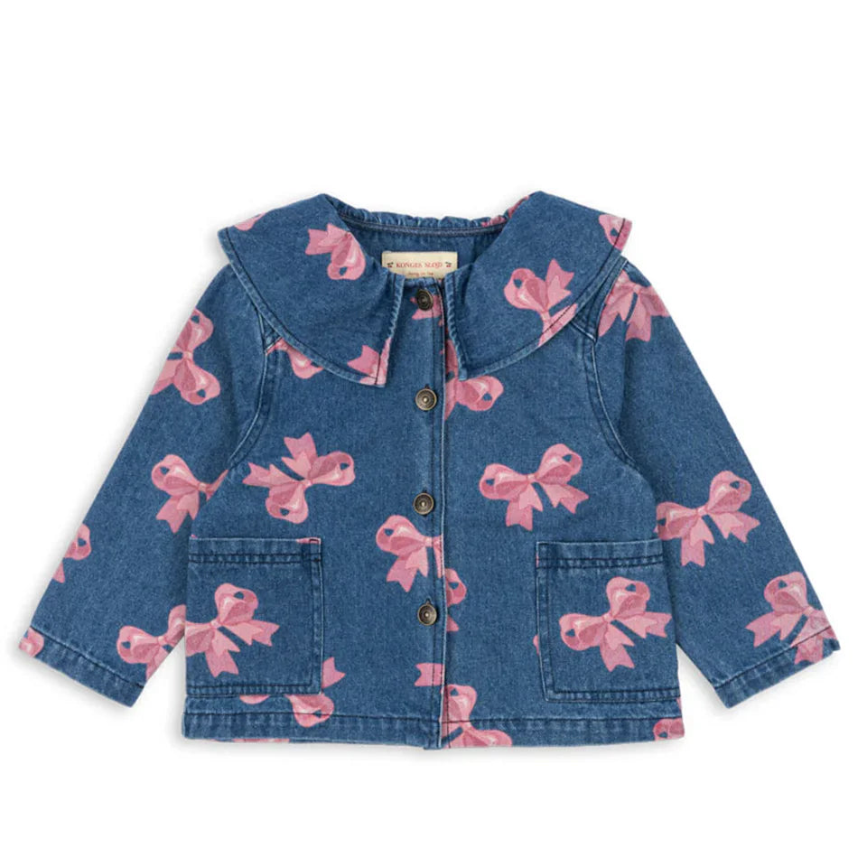 Robe imprimée mignonne pour filles, ensemble de vêtements pour tout-petits, veste à bretelles en jean, robes à enfiler en denim pour enfants, pantalons en jean combiné, marque KS, 2024