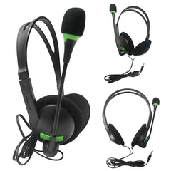 Casque USB avec microphone antibruit et contrôle du volume filaire 3.5mm casque téléphonique pour ordinateur portable PC Call Center Office