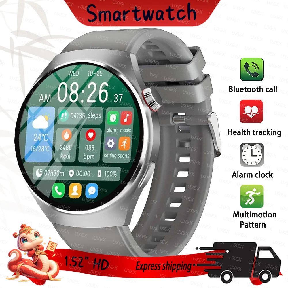 2025 montre Smartwatch Wemon 1.52 "HD Bluetooth appel offres aujourd'hui cadeau pour hommes suivi de santé montres Smart Hombre affaires nouveau