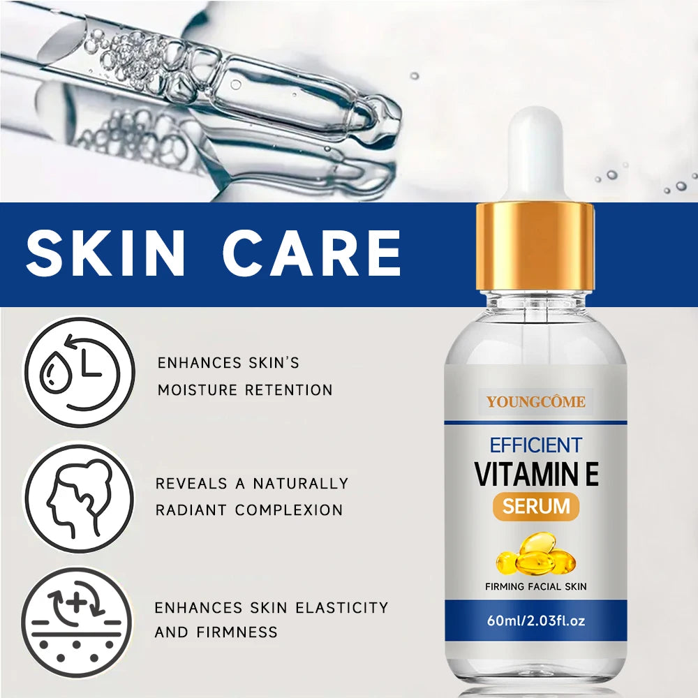 Sérum dissolvant de rides à la vitamine E pour le visage, Lifting, raffermissant, estompe les ridules, Anti-âge, Essence blanchissante, éclaircissante, nourrissante, soins pour la peau ﻿