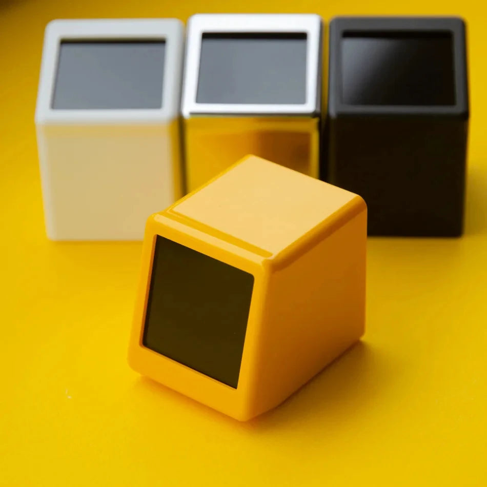 Petit réveil portable intelligent WiFi, station météo, affichage de la température et de l'humidité, horloge, décoration de bureau