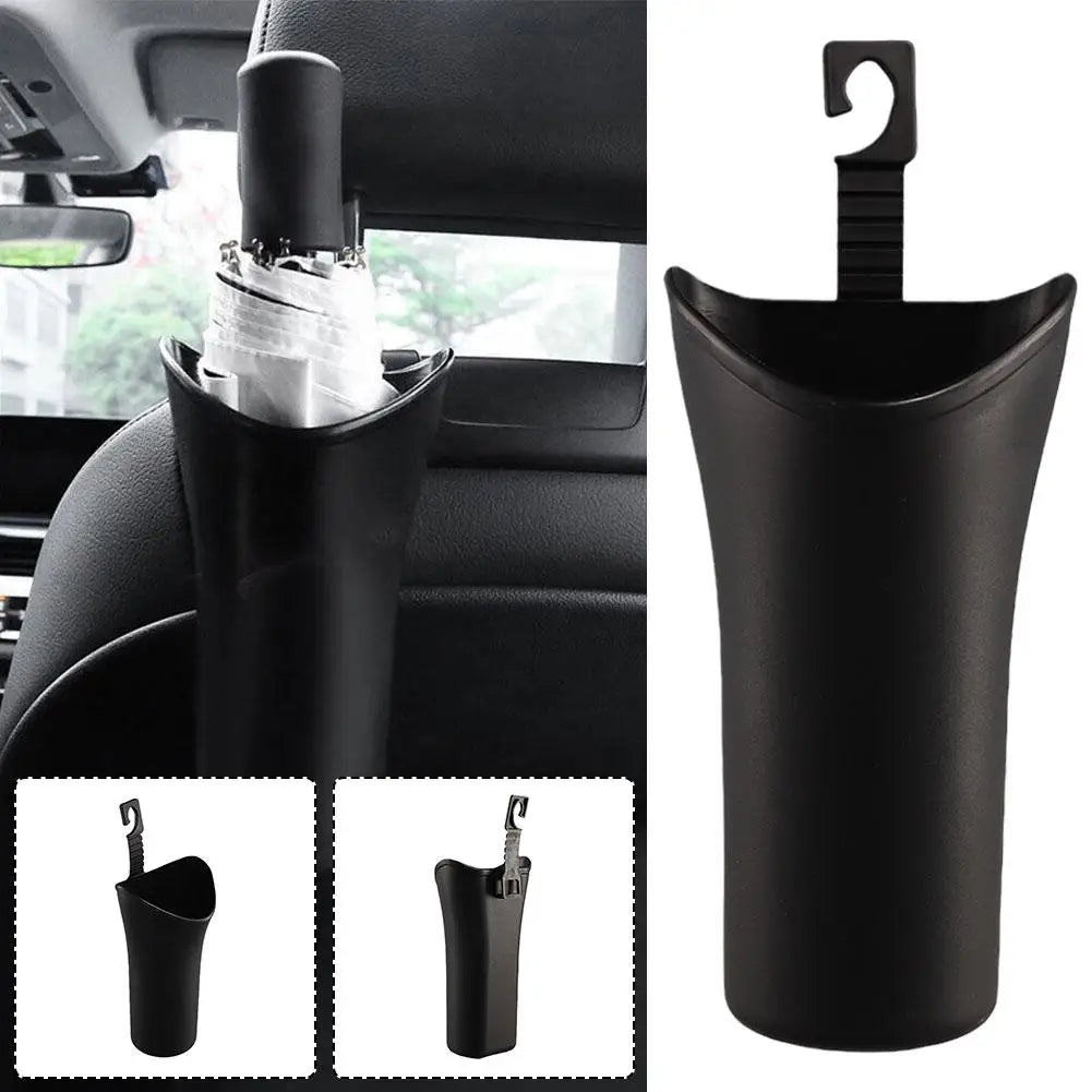 Seau de rangement pour parapluie de voiture, support de rangement pour siège arrière de voiture, porte-parapluie suspendu, accessoires d'intérieur de voiture
