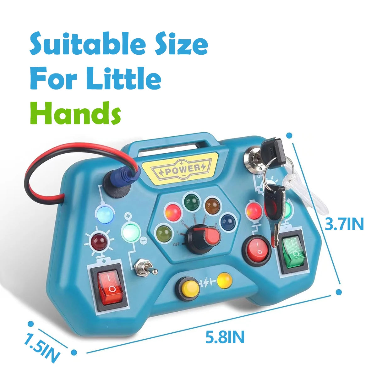 Planche occupée Montessori, jouets pour tout-petits, cadeaux pour bébés garçons et filles de 3 ans, jouets éducatifs d'apprentissage, jouets de voyage pour tout-petits