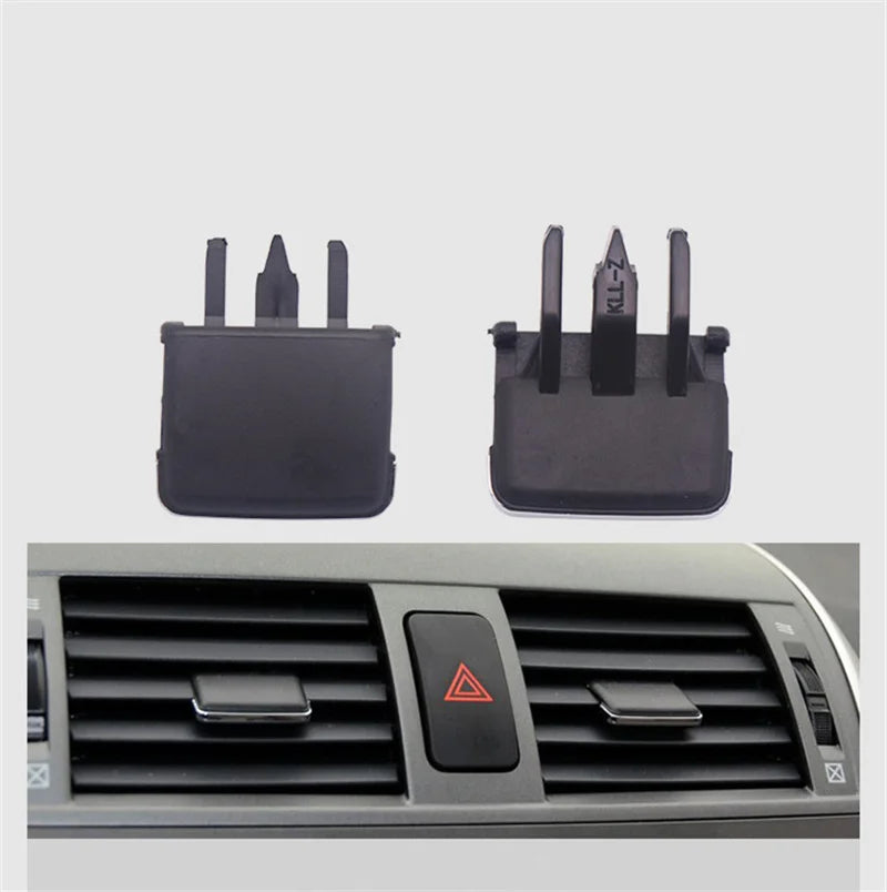 4 pièces Auto voiture climatisation évent voiture Center tableau de bord A/C évent Louvre lame tranche climatisation feuille Clips ensemble accessoires